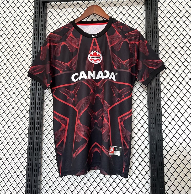 AAA Quality Canada 2026 World Cup GK Black/Red Leaked Jersey